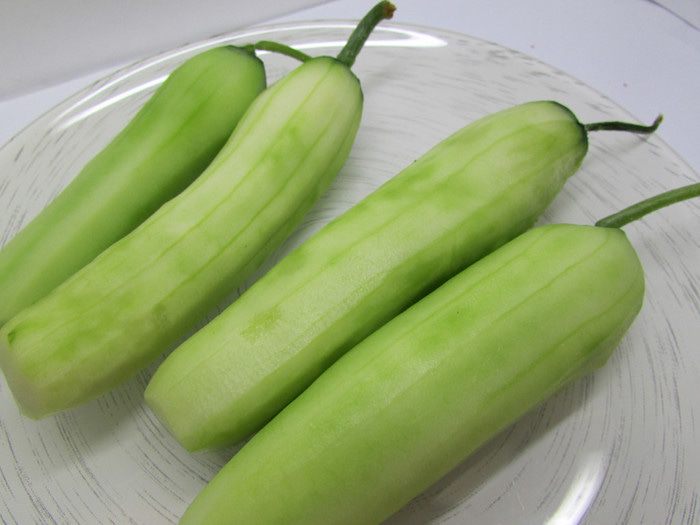 Огуречный лед с мятным сиропом