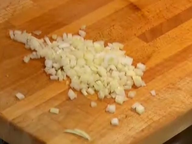 Блины с луком и сыром 