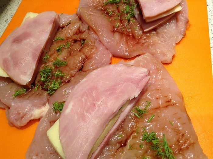 Кордон блю из куриных грудок