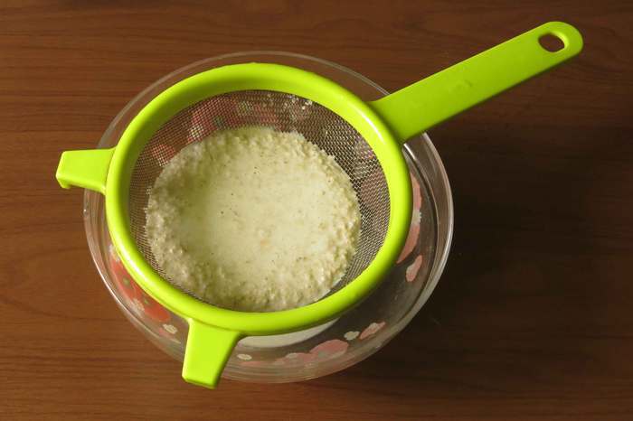 «Молоко» из овсянки