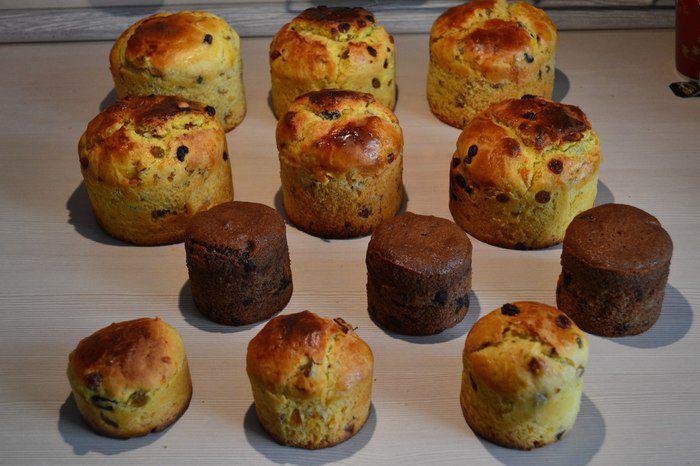 Бездрожжевой шоколадный кулич (пасхальный кекс)