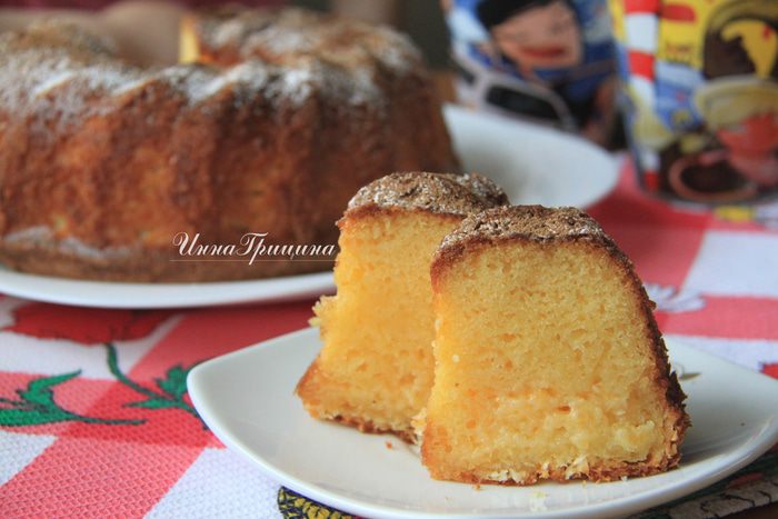 Бразильский кукурузный пирог с сыром (Bolo de Fubá Cremoso)