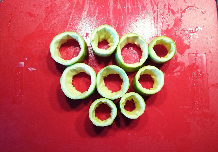 Фаршированные кабачки (постное блюдо)