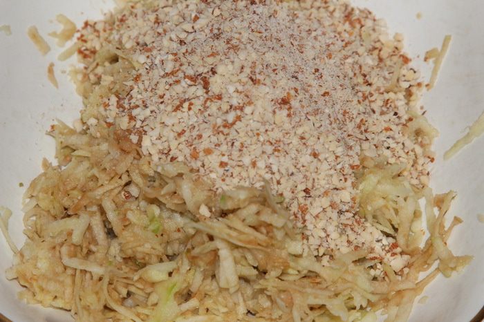 Яблочный пирог с белым шоколадом