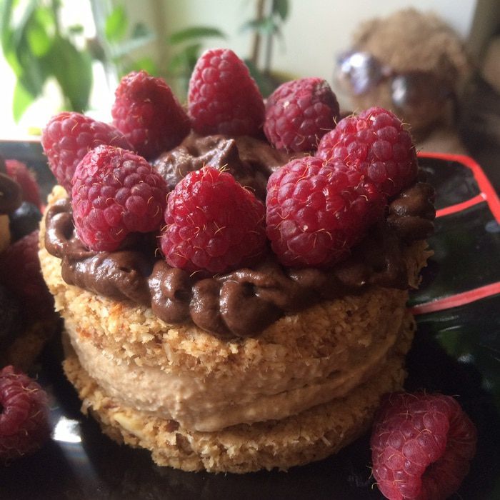 Имбирные сэндвичи с кокосово-чайным мороженным