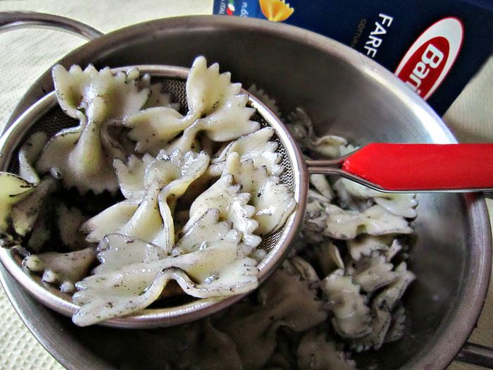 Рагу с морскими гребешками и пастой фарфалле &amp;quot;Венецианский карнавал&amp;quot;