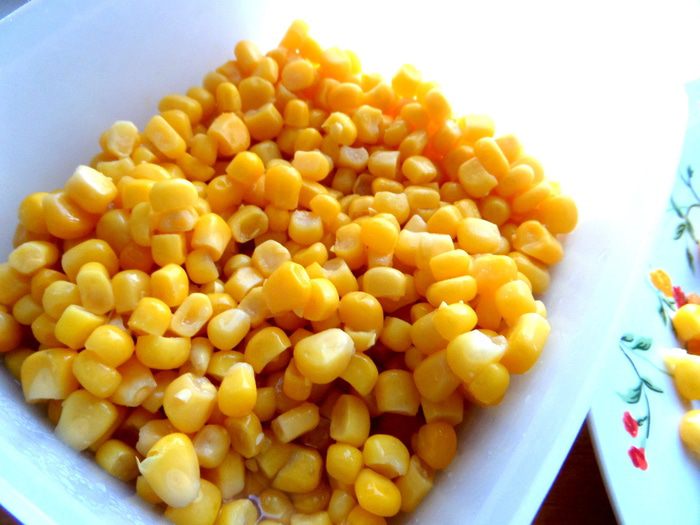 Постный салат из чечевицы