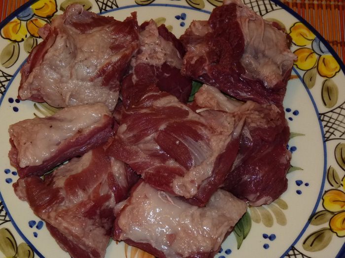 Ребрышки с овощами