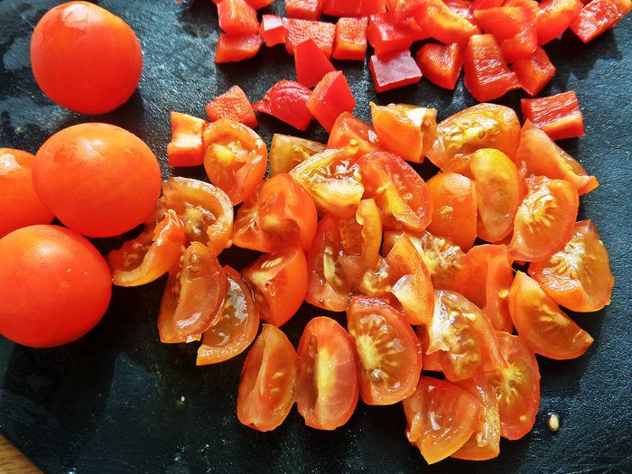 Закрытый пирог с рисом и курицей