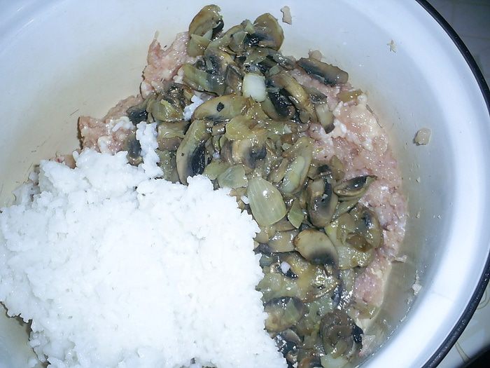 Фаршированная курочка (упрощенный вариант)