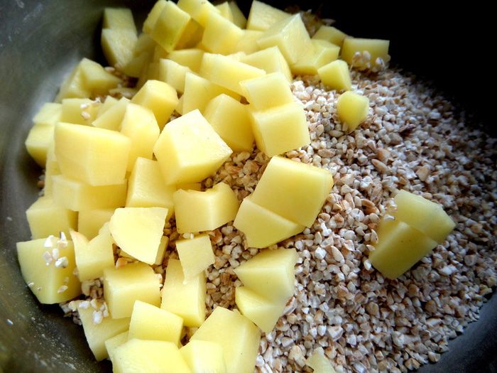 Каша с картошкой по-латышски