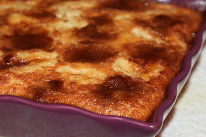 Пшенный кугель с изюмом