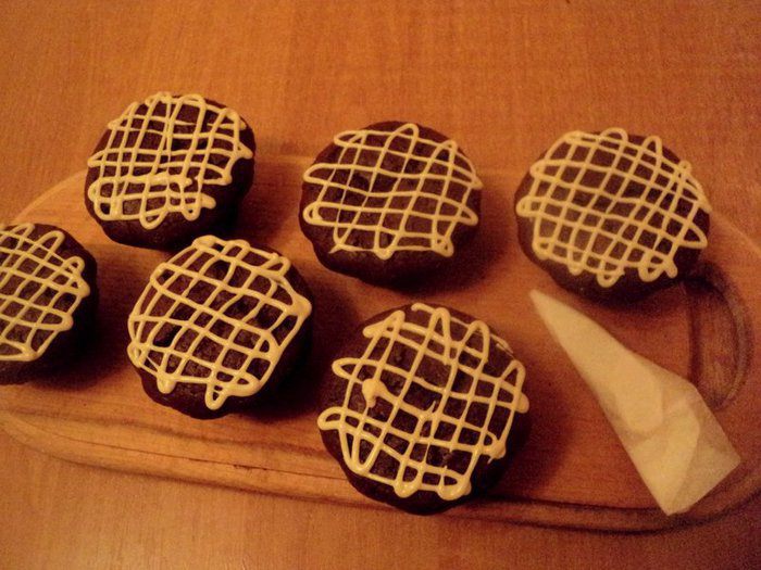 Шоколадные маффины с сюрпризом