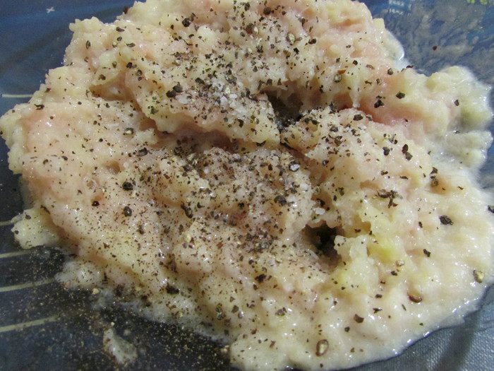 Закуска из курицы «Яблочные дольки»