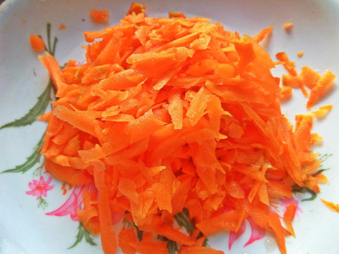 Булгур с сердечками в съедобной тарелке