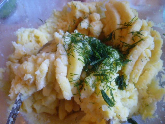 Картофельные кексы с мясом