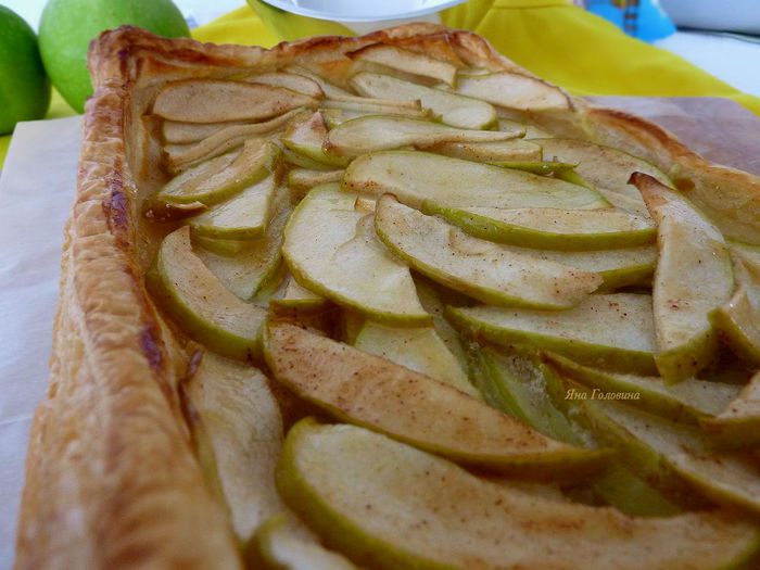 Деревенский яблочный тарт