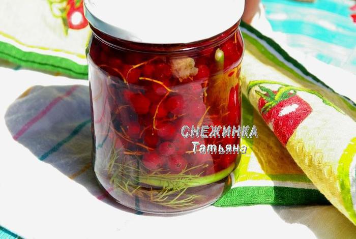 Консервированная красная смородина