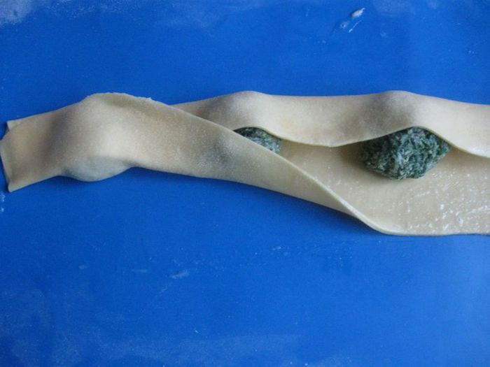 Жареные швабские пельмени Маульташен (Maultasche)