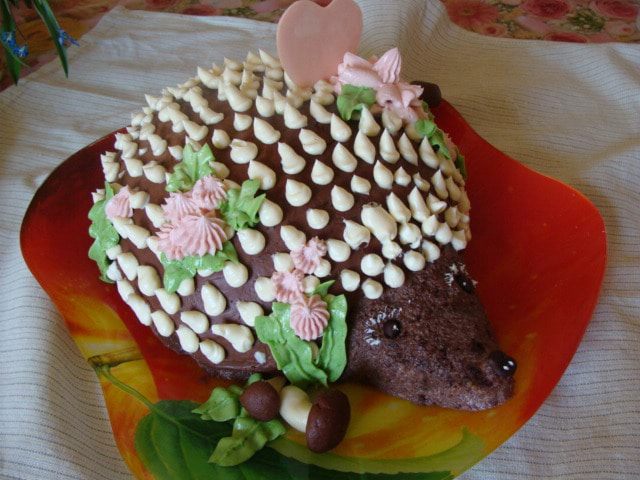 Медово-шоколадный торт &amp;quot;Ежик&amp;quot; с ананасом