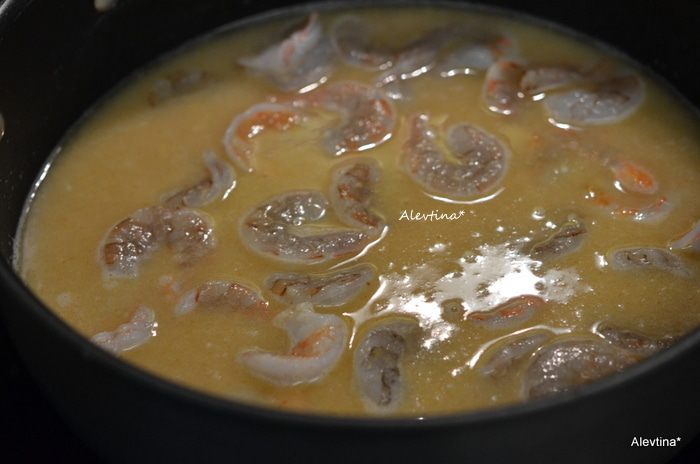 Креветки Etouffee