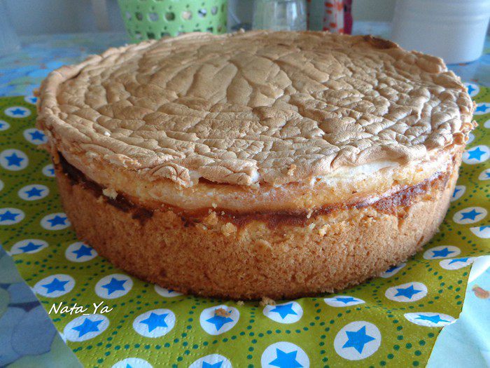 Творожный пирог с противня