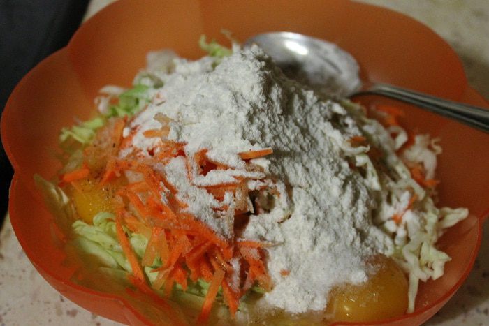 Оладьи из молодой капусты