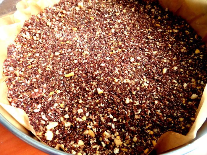 Чизкейк с шоколадом и домашним маскарпоне