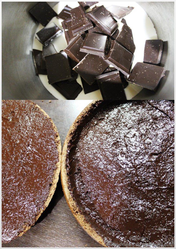 Шоколадно-мятный торт