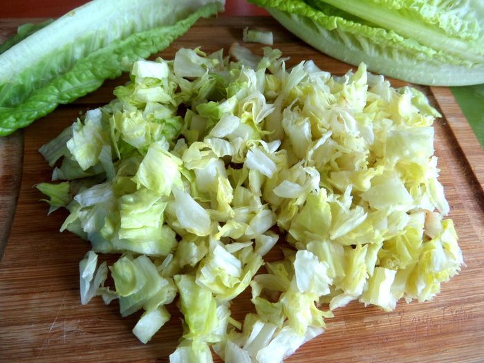 Cалат с красной рыбкой