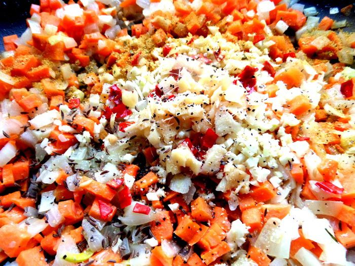 Вегетарианский чили Chili Con Carnе (латышская версия)