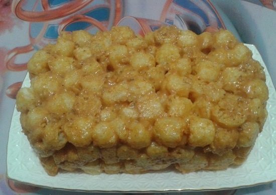 Муравейник из кукурузных палочек