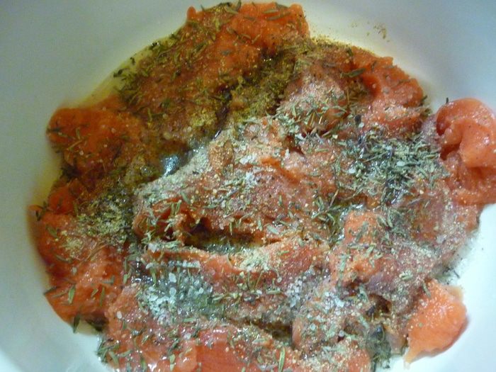 Красная рыба &amp;quot;По-сазоновски&amp;quot; с тимьяном