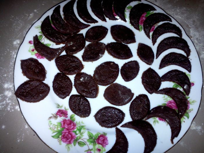 Шоколадный пирог с яблоками