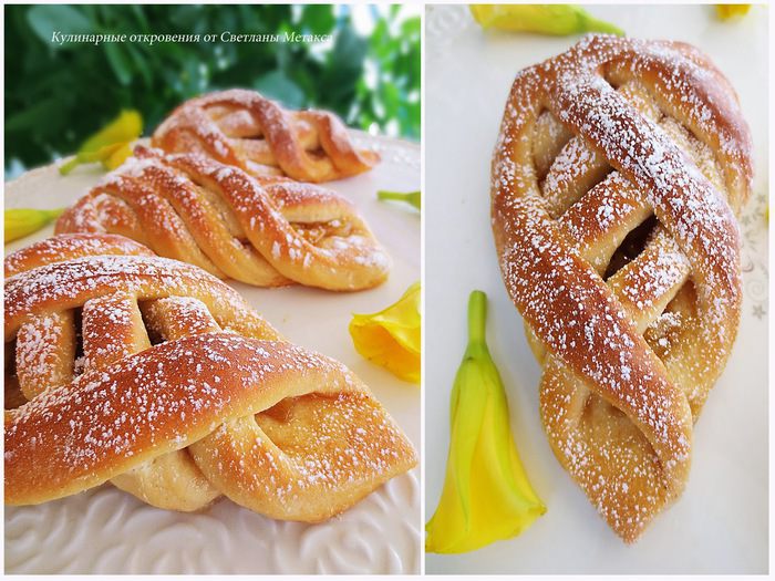 Булочки с грушевой начинкой