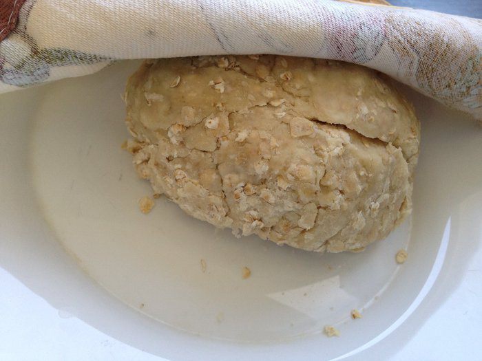 Овсяная галета с яблоками