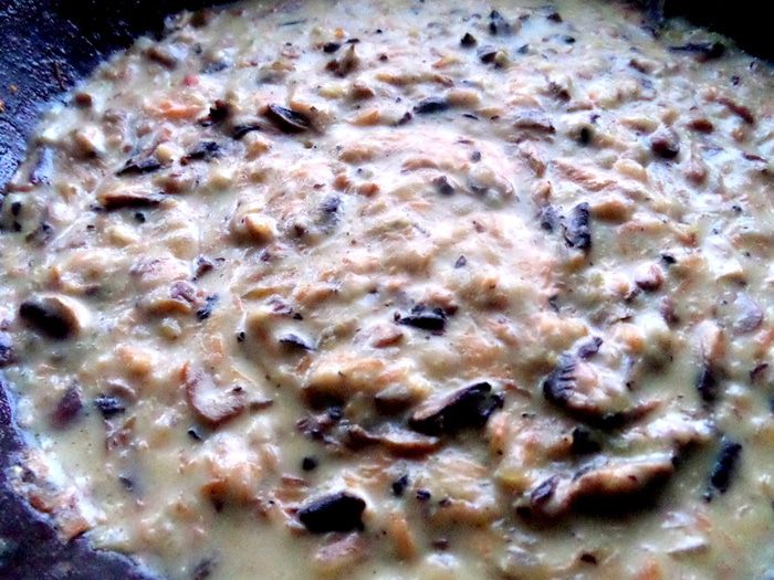 Драники с мясной начинкой