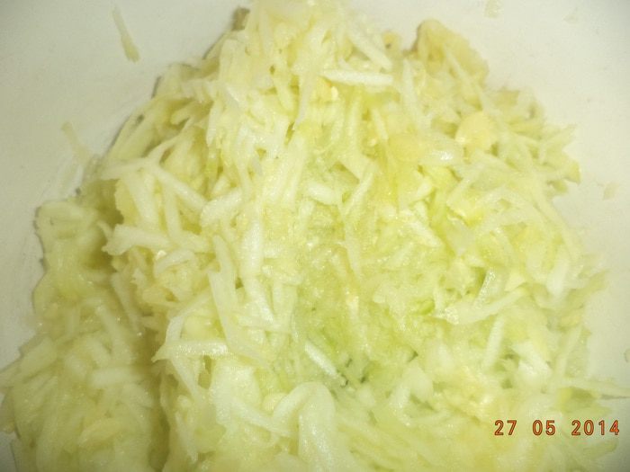 Багет с кабачково-сырной начинкой
