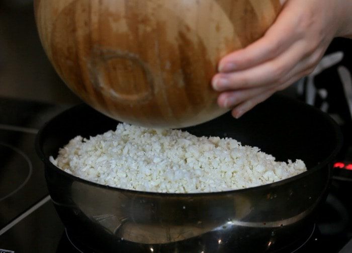 &amp;quot;Рис&amp;quot; из цветной капусты с овощами