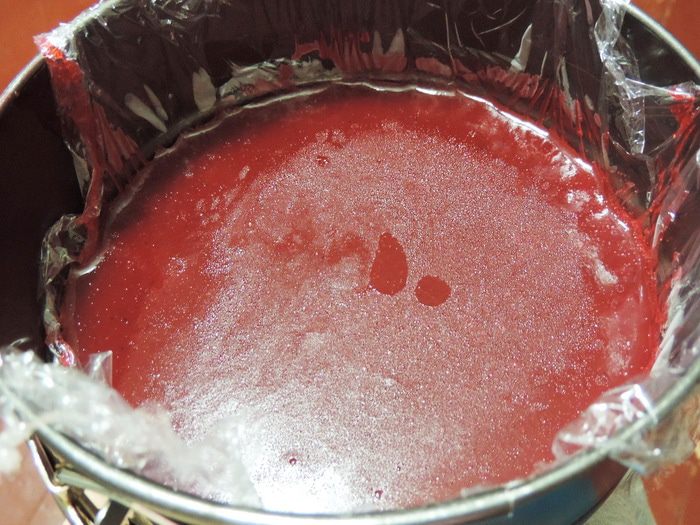 Клюквенный торт-мусс с миндальным пралине &amp;quot;Праздничный&amp;quot;