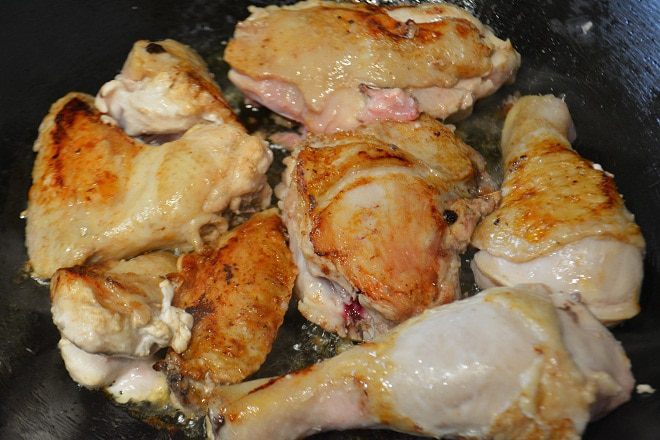 Курица в сливочно-горчичном соусе 
