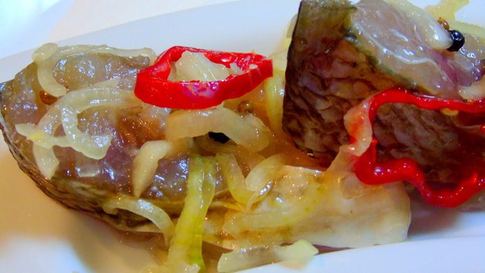 Маринованный лещ