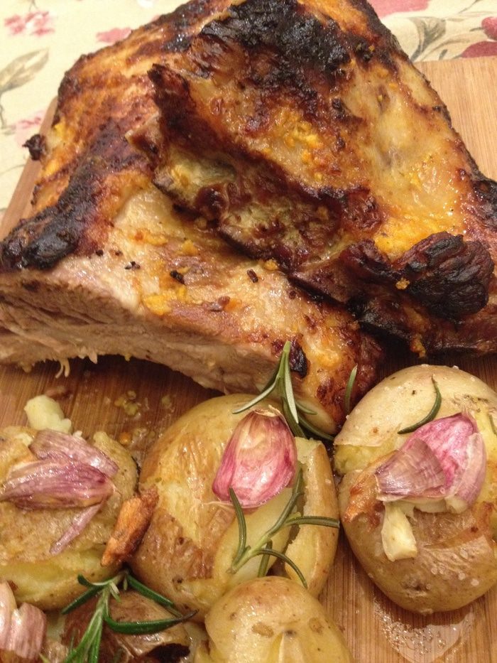 Свиные ребрышки в цитрусовой глазури