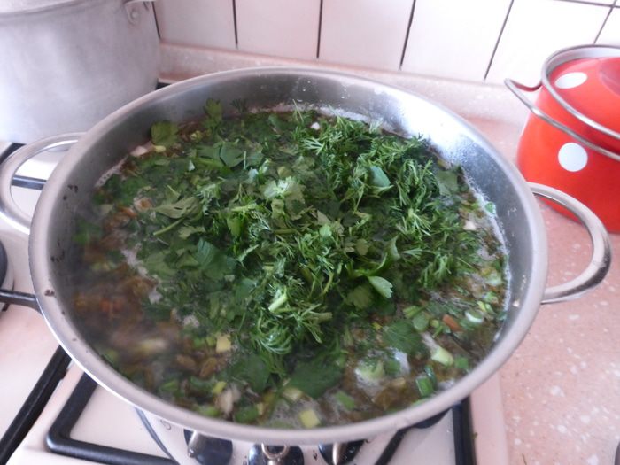 Зеленый борщ