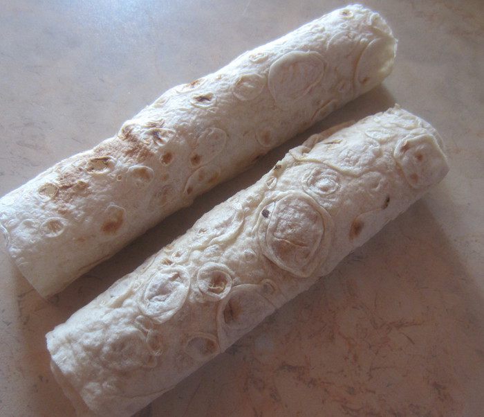 Яблоки в лаваше