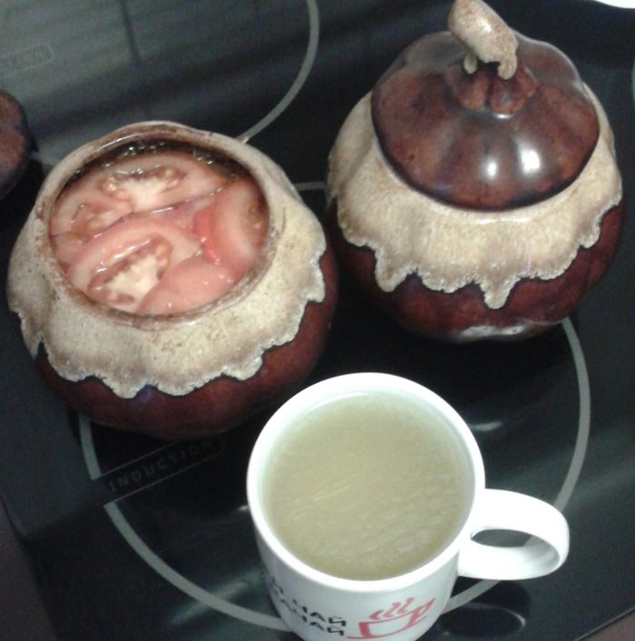 Мясной горшочек  с чечевицей