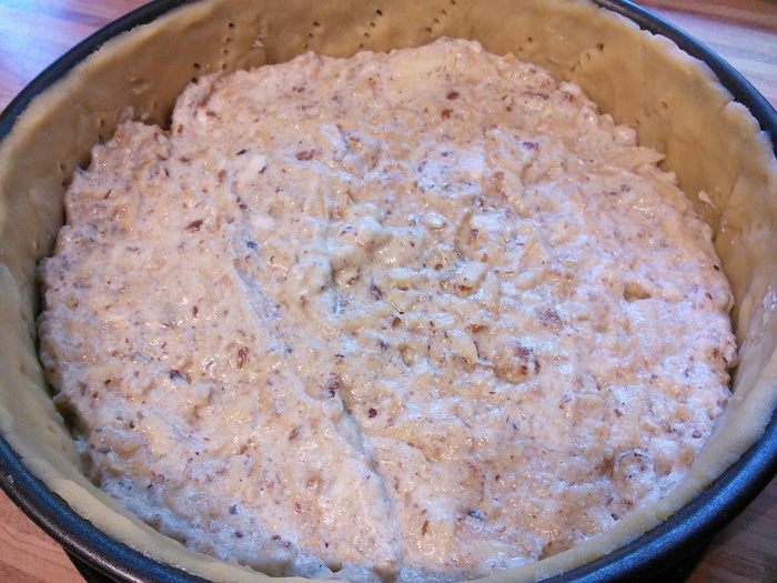 Орехово-яблочный пирог «Вкус осени» 