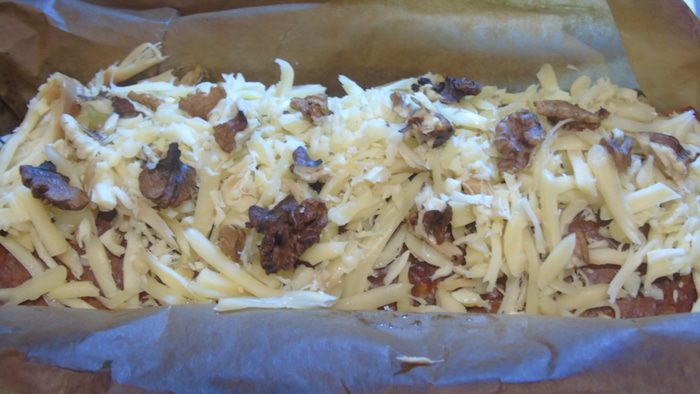Кекс с сыром и зеленью