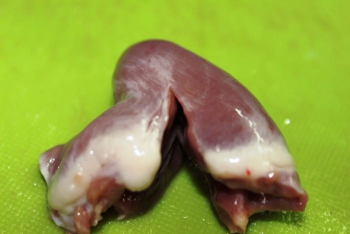 Утиные сердечки в экзотическом соусе