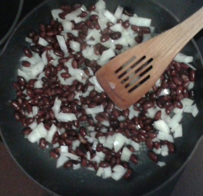 Овощная галета с фасолью и брокколи